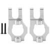 Front Hub Carrier L R 0006 Upgrade Part for RC 1 12 Wl Toys 12428 12423 12628 (Silver)