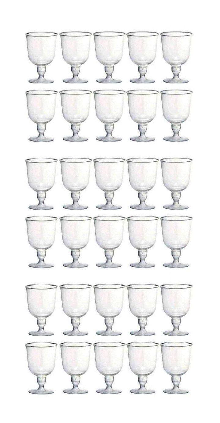 

CYM Made in Japan Disposable Wine Glasses Plastic Wine Cups 30 Pieces CYMAK-30