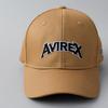 Military VARSITY 3D Logo Cotton Twill Low Cap Embroidered Hat American Casual Summer Baseball Cap Beige 069 [AVIREX] Men's MA-1