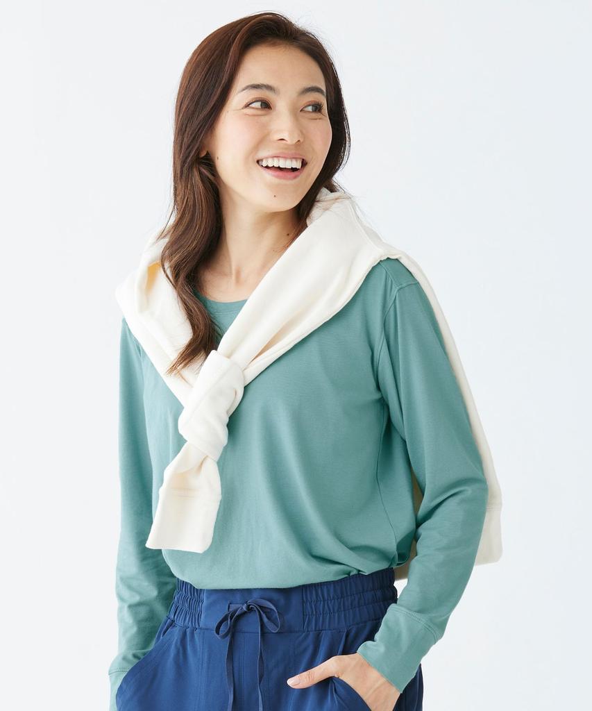 LL Bean Beyond Soft Long US Size Midnight 1000137491 Women's Tee, Sleeve, Fit, Petite, Small, Black,