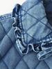 Autumn/Winter Hot-Selling Quilted Denim Jacket