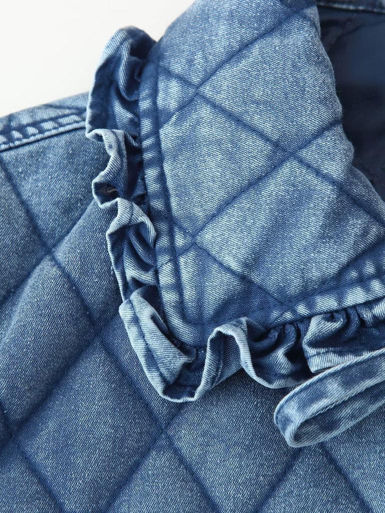 Autumn/Winter Hot-Selling Quilted Denim Jacket