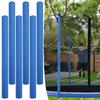 6 Stück Trampolinstangen Schaumstoffhüllen Trampolinstangen Ersatzhüllen PE-Schaum 88cm Trampolinstangen Schaumstoffabdeckungen schwarz blau