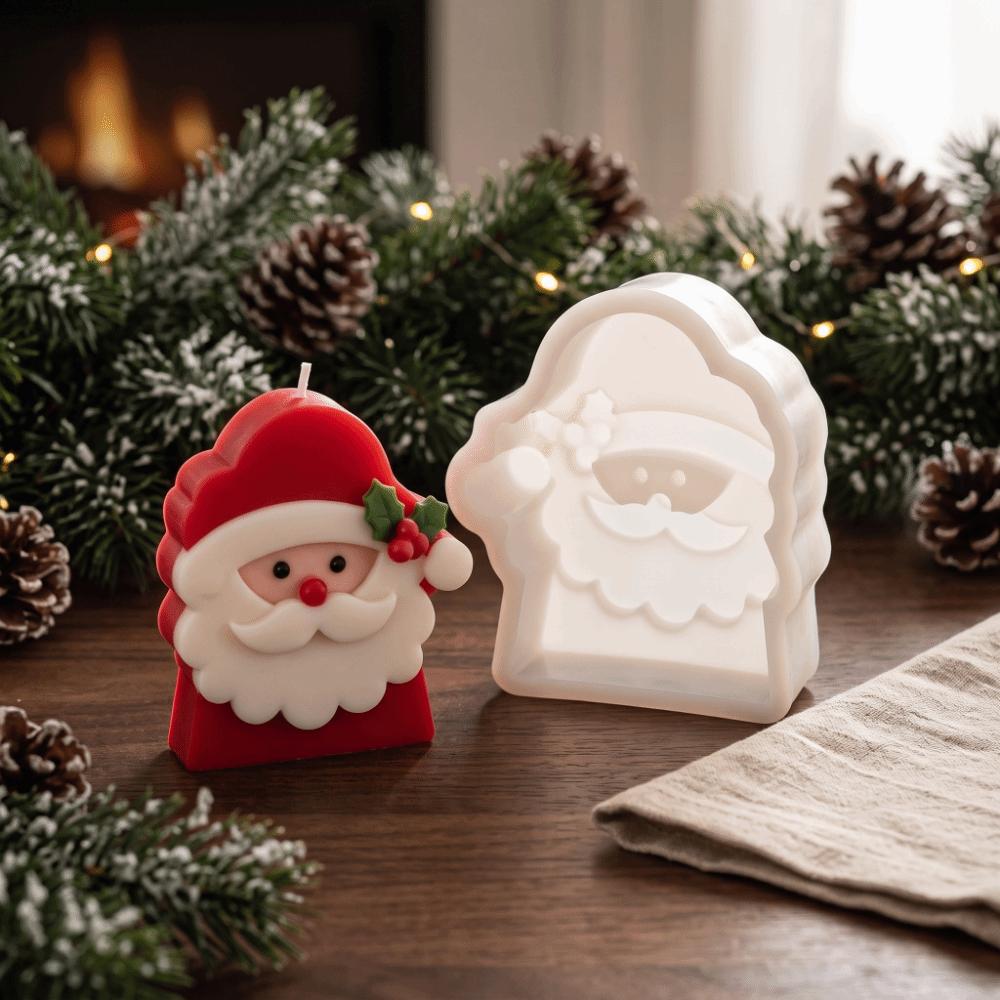 DIY Christmas Ornament Mold Multi-purpose Epoxy Resin Plaster Mold Candle Wax Mold  Gift Making