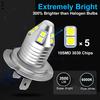 2Pcs H7 LED Lamp Super Bright Car Fog Lights Driving Running Led H7 Bulbs for Auto Automotive 12V 24V 6000K White Blue Yellow