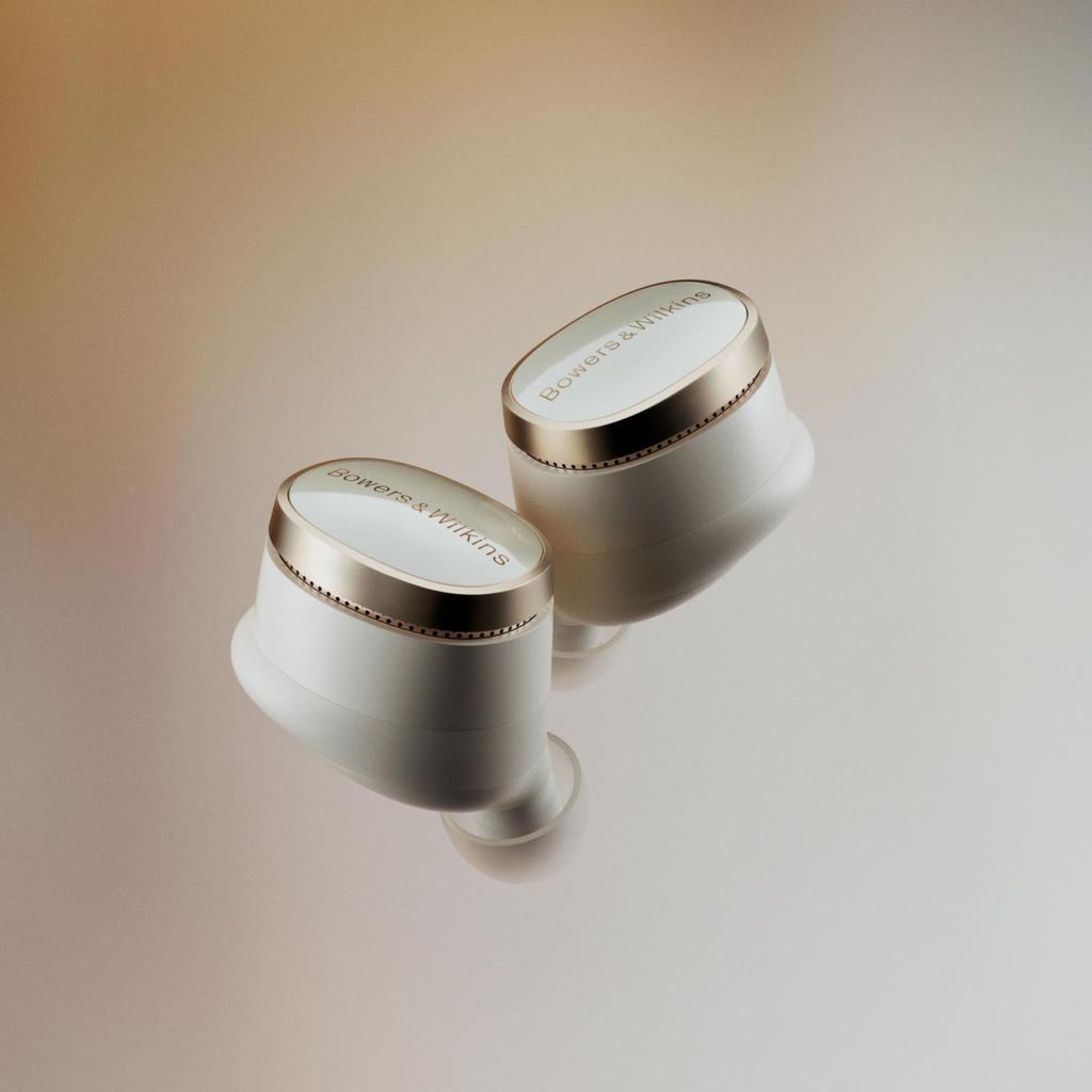 Bowers & Wilkins Bowers & Wilkins True Wireless Sound, neu definiert komplett kabelloser In-Ear-Kopfhörer Dove White PI8/DW