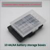 Hard Plastic Battery Holder Case Organizers Container For 2A 3A Size Batteries