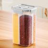 Square Grain Storage Box Plastic Food Storage Box Practical Divided Storage Containers  Fridge