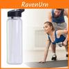 Bouteille d'eau de sport étanche sans BPA avec paille et design portable pour le voyage