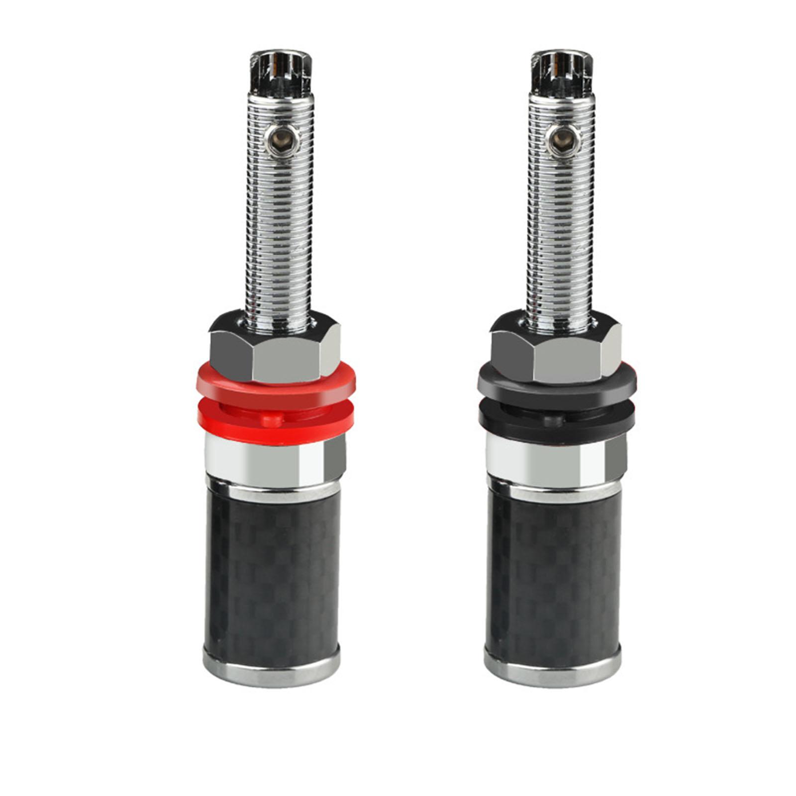 

1 Pair HIFI Speaker Terminal Rhodium Plated Terminal Blocks Long Screw Power Amplifier Banana Jack Socket Connectors