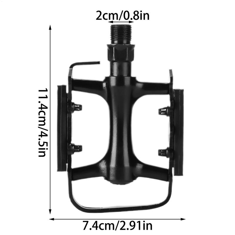 Flat Pedals 2 Pack Road Bike Pedals Non-Slip 9/16 Inch Foot Pegs BMX Cleats Cycling Accessories For Mountain Road Touring Bikes