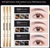3 | Small Gold Bar Eyebrow Pencil Waterproof Long Lasting Fadeless Sweat-Proof Extremely Fine Nature Vivid Female Beginner Official Authentic Products
