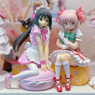 14CM Puella Magi Madoka Magica Aniem Figure Kaname Madoka Magic Girl PVC Decor Action Figures Model Anime Cartoon Model Toy Gift