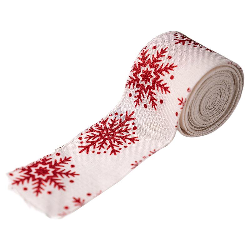 

Christmas Ribbon Wired 2.5 Inch,Christmas Wired Ribbon,Santa/Snowman/Snowflake Ribbon For Wreaths Bows Holiday Xmas Decor