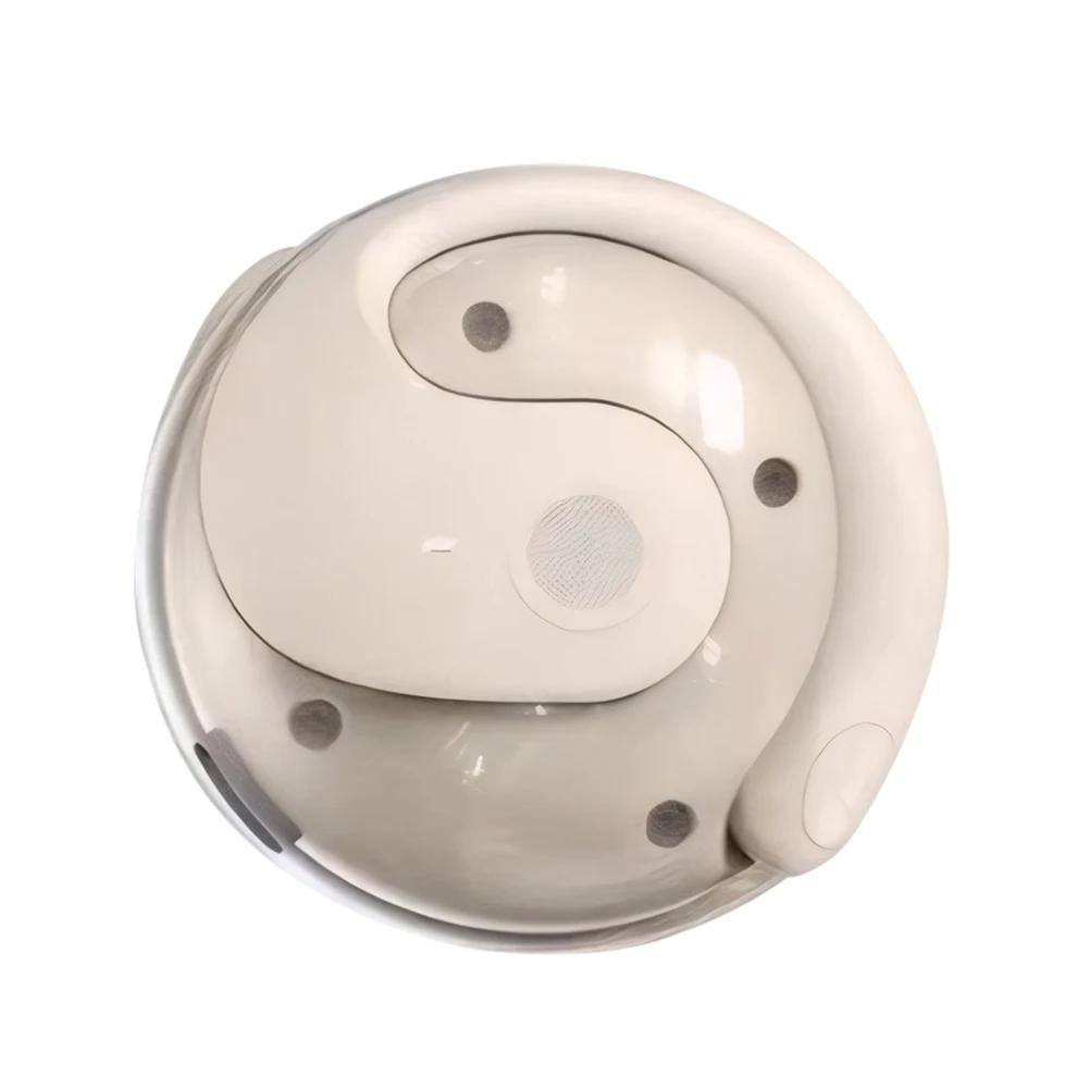 AI Translator Earbuds Bluetooth 5.3 Noise Cancelling Real Time Translator Ear Hook Two-Way Voice Translator for Business Travel