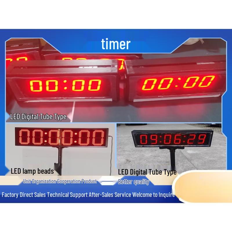 3-inch 6-Digit Plug-in Competition Timer