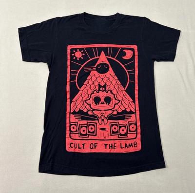 2026 New Cult of The Lamb T-shirt Tshirt Men Japanese Vintage Graphic T-shirt Top Oversized Unisex Tees Couple Clothes Anime