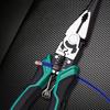 9Inch MultiFunctional Diagonal Pliers Ergonomic Needle Nose Plier for Wire Stripping Crimping Holding in Electrical Work