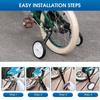 Versatile Adjustable Training Wheel Support For Children's Bikes With Sturdy Build