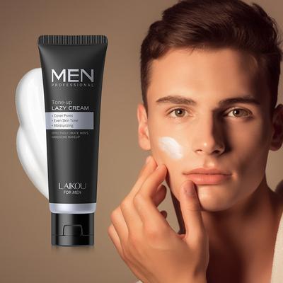 Men BB Cream Revitalising Nourishing Brighten Cream Natural Whitening Face Foundation Tone Up Cream Lazy Concealer 50g