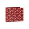 Goyard Victoire Monogram Opvouwbare Canvas en Leer Portemonnee Unisex Portemonnee Zwart Blauw Groen VICTO8PMLTY