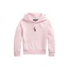 Polo Kinder Einfarbiges Kapuzensweatshirt mit gesticktem Logo Kinder Sweatshirts Rosa 313844838-025