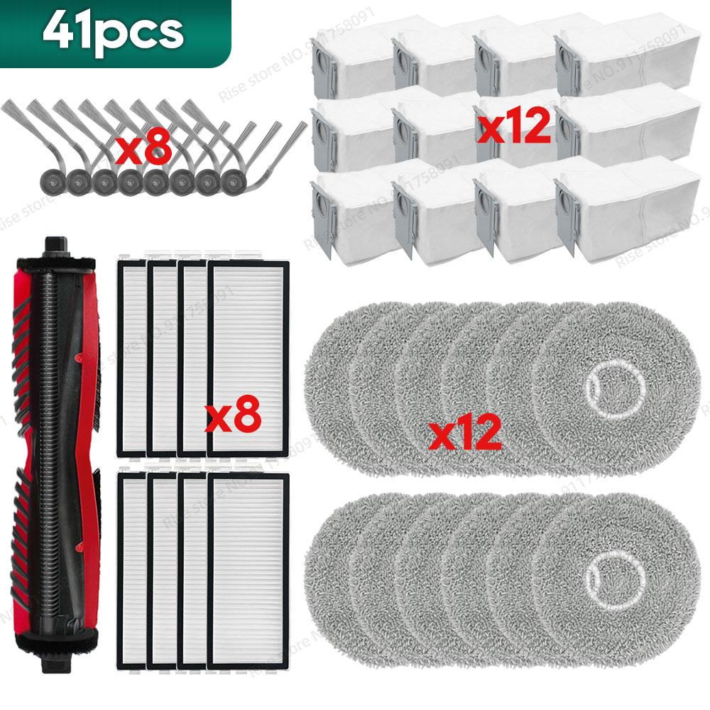 Compatible for Roborock Saros Z70 Accessories Dust Bag Mop Cloth Hepa Filter Spare Parts