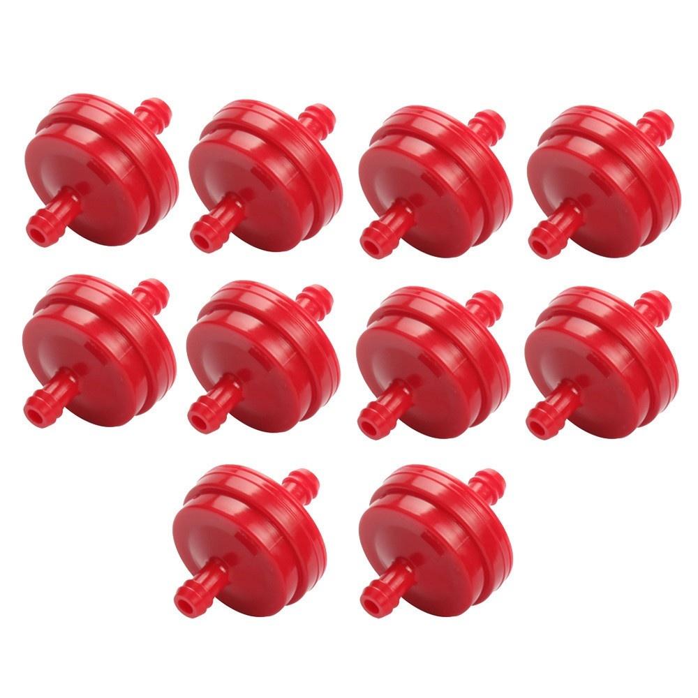 10Pcs Lawn Mower Fuel Filter 1/4" For Briggs & Stratton 298090 298090S