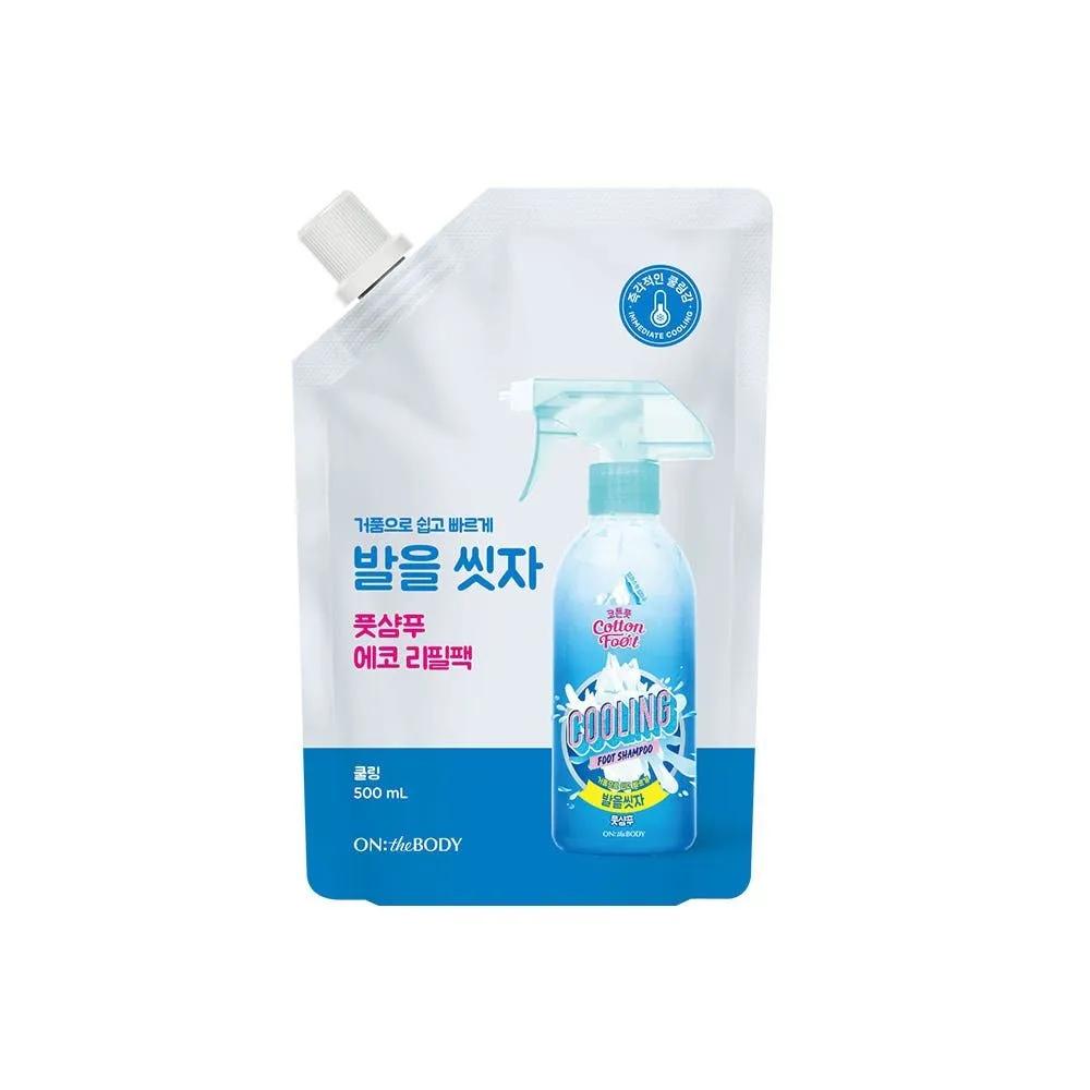 ON THE BODY Cotton Foot Let s Wash Your Feet Foot Shampoo Refill 500ml Grapefruit Scent 1 Pack