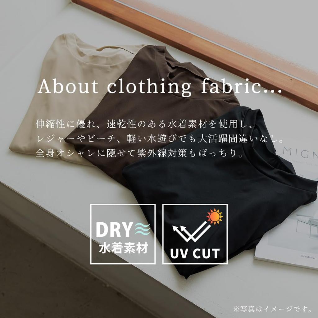 Teddy Damen Langarm Rash Guard, Amphibisch, Lässiger Look, Figurschmeichelnd, UPF 50+ Sonnenschutz, rashguard058, Medium, Dunkelgrau