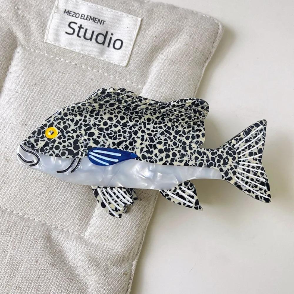 Noctilucent Acetate Fish Hair Claw Sweet Animal Hair Clip Gift Sperm Whale Shark Clip Gifts