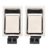 Pair of Toolbox Handle Latch Stainless Steel Flush Mount Fit Paddle Handle Latch for RV Boat Trailer