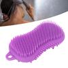 Body Bath Brush Soft Silicone Double Sided Exfoliates Dead Skin Promote Circulation Shower Massage Brush