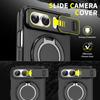 Sliding Camshield Lens Cover Ring Holder Shockproof Phone Case For iPhone Duo