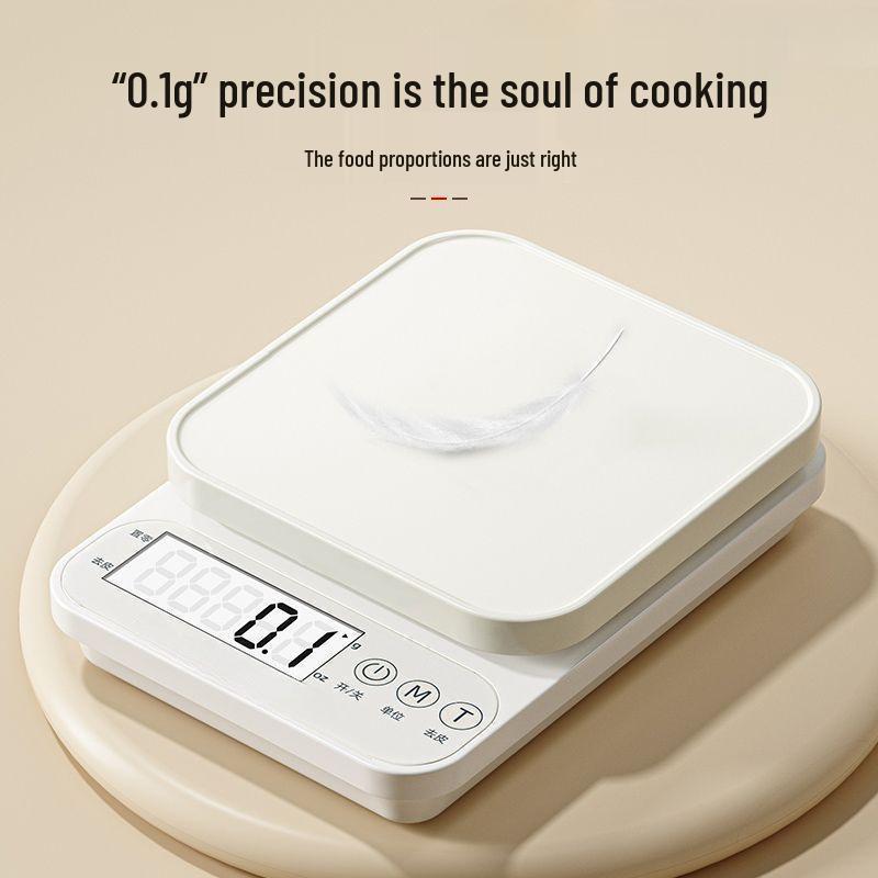 Precision Kitchen Electronic Scale - Compact Baking and Food Weighing Gram Scale