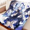 Game Gesnhin Impact Furina Cartoon Flannel Blanket Cover Warmth Soft Anime Blanket Multifunctional Decor Universal Blankets
