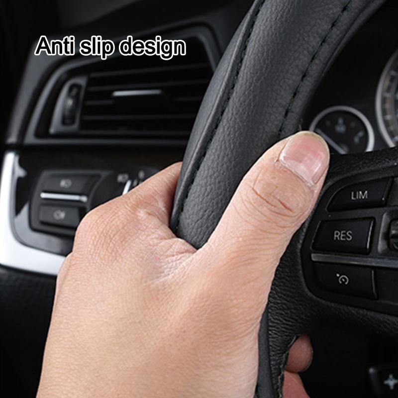 O Type Car Steering Wheel Cover Wrap For Ford Ranger 2018 2019 2020 2026 2026 2026 2026 Auto Accesorioss Holder Protector