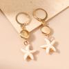 Cute Summer Beach Starfish Drop Earrings for Women Girls Boho Tassels Earrings Party Holiday Jewelry Gifts