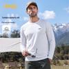 JEEP Men's Silk Blend Long Sleeve Casual T-Shirt