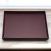 Square Wood Grain Tray Enjimeta Fugen 30cm Lacquerware Made In Japan J-kitchens (Tray) (ABS Resin)