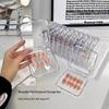 Transparent Wearable Nail Art Storage Box for Small Accessories - Hot-Selling, Partitioned Design