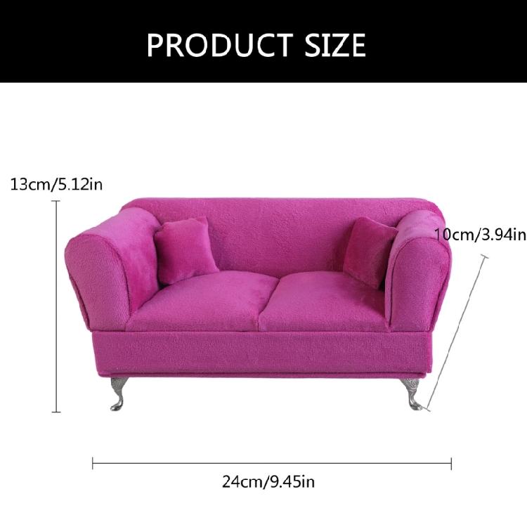 Stylish Plush Jewelry Display Stand Elegant Plush Jewelry Case European Style Mini Chair for Ring Earring Display
