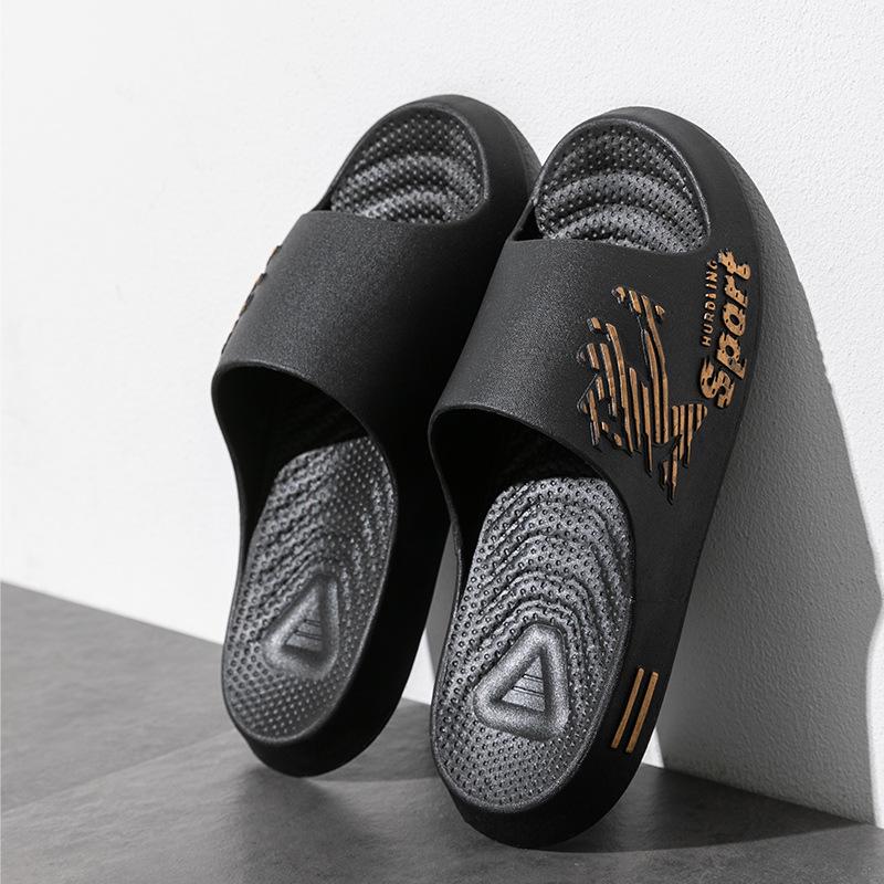 Mrs. Hui's Men's Large Summer Non-Slip Thick-Soled PVC Sandals