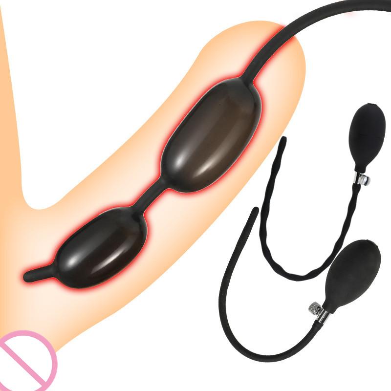 Soft Penis Plug Inflatable Stimulate Sex Toys For Men Adult Goods Ejaculation Delay Sounding Urethra Dilator Male Urethral Rod