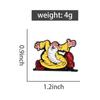 Cartoon Anime Characters Enamel Pins Custom White Beard Old Man Brooches Lapel Badges Funny Jewelry Gift for Friends