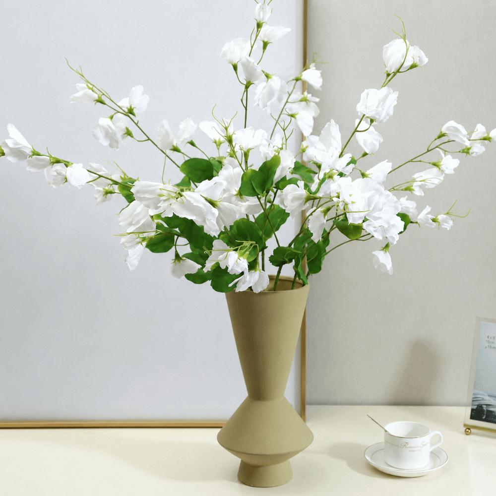 Faux Silk Fake Flowers Arrangement Long Stem Artificial Flowers  Photography Props