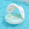 Baby Swim Ring with Sunshade Retro Children's Swim Ring Pool Floats  Kids Inflatable Swim Ring Seat  with Canopy Swimming Floats