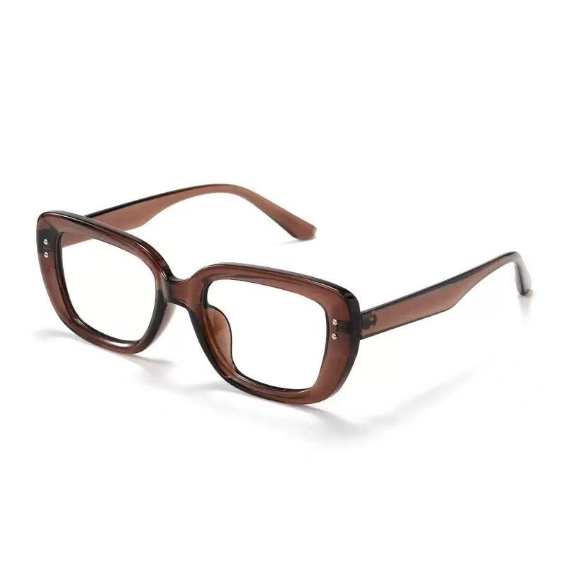 New high definition anti-blue reading glasses thick frame square frame versatile glasses young models for the elderly