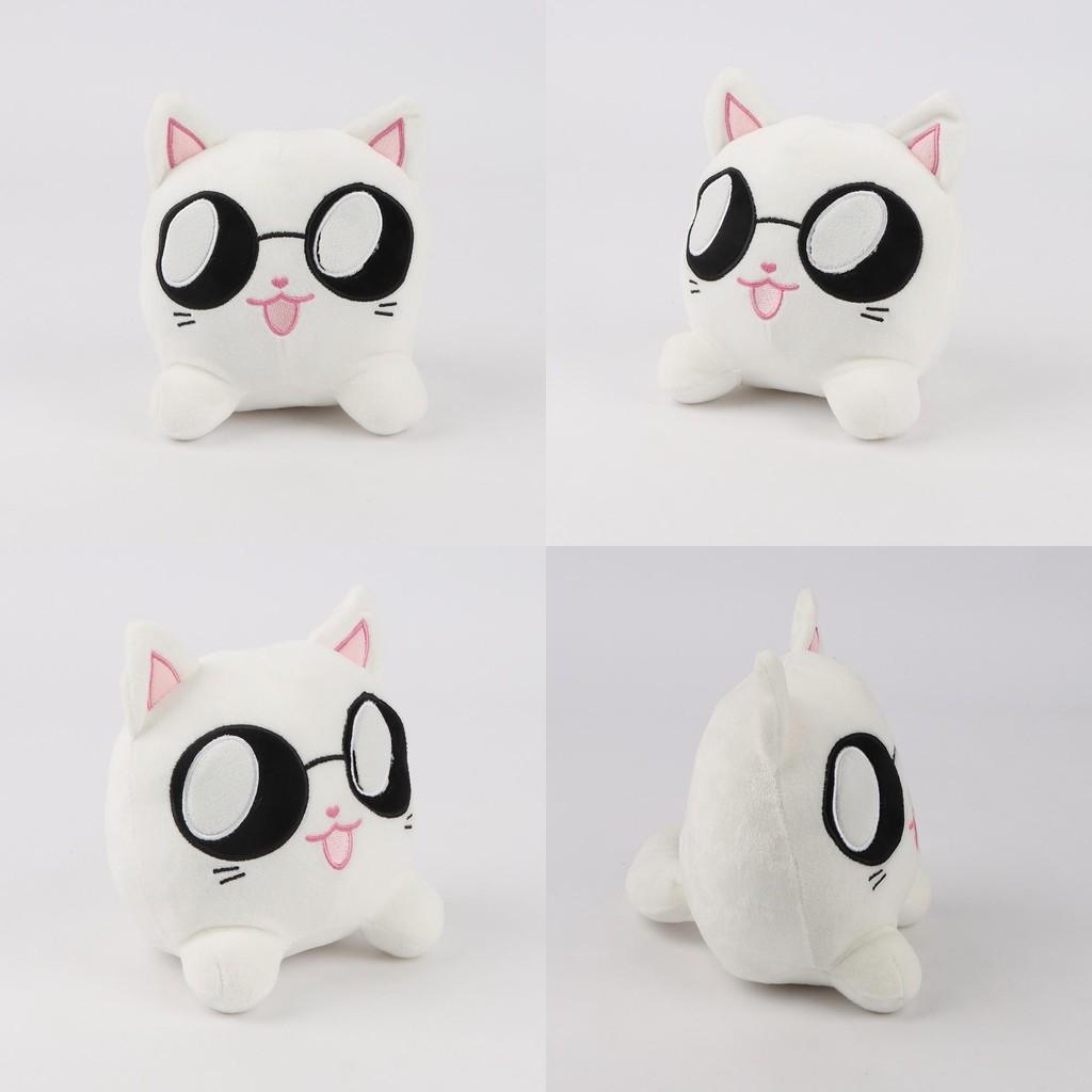Kaisen Black Jujutsu White Cat Plush Toy Anime Stuffed Doll Decoration Gift