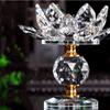 Household Colorful Crystal Lotus Candlestick, Butter Lamp Holder, Buddha Offering Lamp, Interior Decoration, Buddha Hall, Prayer